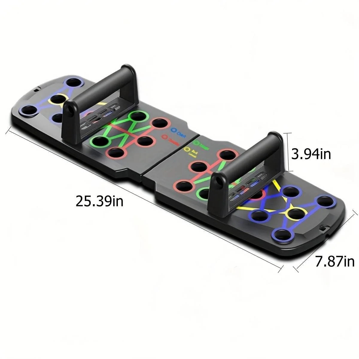Push up Board, Multifunctional Foldable Pushup Fitness Stand for Portable Strength Training Equipment for Home Gym Workout for Men & Women
